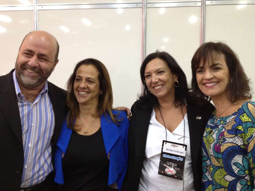 Com João Beauclair, Jane Haddad, Regina Stefano